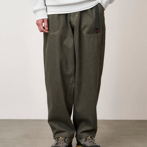 Gramicci Japanese Slub Denim Pantalon - Dark Sage - Streetart.fr